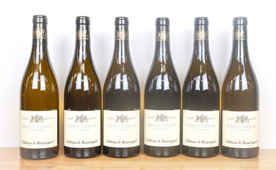 Lot 26 - 6 bottles in OC Saint Veran ‘La Roche’ Chateau de Beauregard Domaine Joseph Burrier 2020