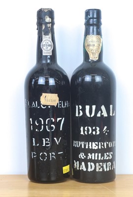Lot 58 - 2 bottles mixed Lot Fine Vintage Madeira and LBV Vintage Port
