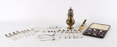 Lot A Group of Variously Hallmarked Silver