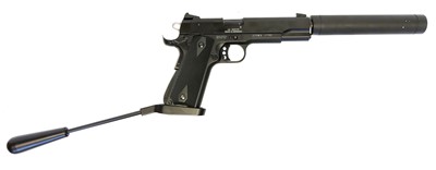 Lot GSG 1911 .22 long barrel pistol, serial number...
