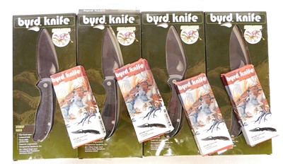 Lot Eight new and boxed Byrd knives, to include...
