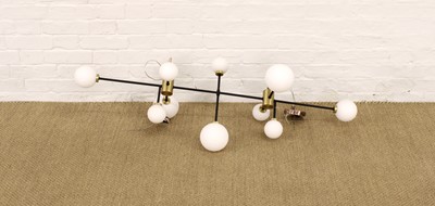 Lot 292 - Large Contemporary Multi-Arm Ceiling Light