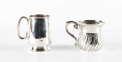 Lot 30 - Two Early 20th Century Silver Christening Mugs