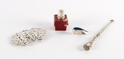 Lot 42 - A Group of Silver Sewing Accessories and a Nurse's Buckle
