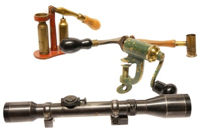 Lot 748 - Shooting accessories, to include a German...