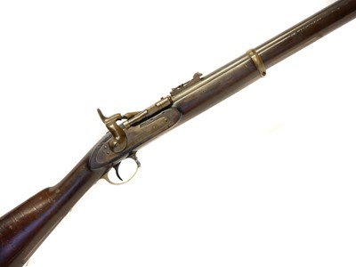 Lot 66 - Thomas Turner .577 three band Snider rifle, 35....