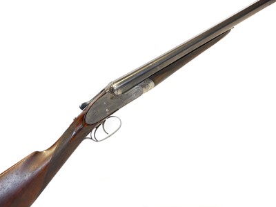 Lot 574 - E. Wilson 12-bore side-by-side shotgun, serial...