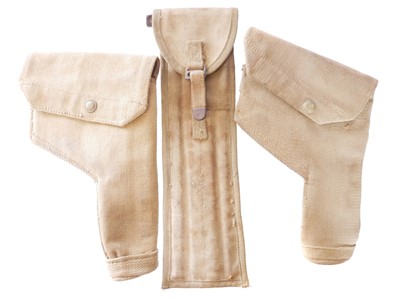 Lot 289 - M1 Cleaning rod in canvas case, also two...