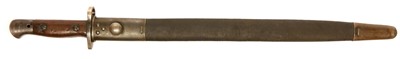 Lot 272 - 1907 pattern Lee Enfield bayonet and scabbard....
