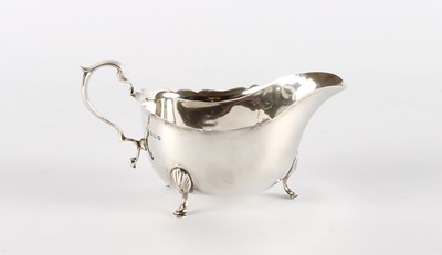 Lot A George V Silver Sauce Boat