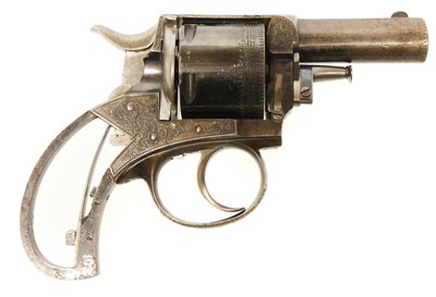 Lot 375 - Webley RIC No.2 Engraved Bull Dog .442...