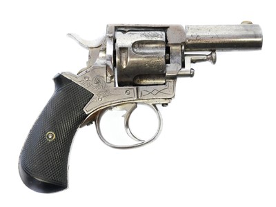 Lot 339 - Belgian British Bull Dog .442 revolver, no...