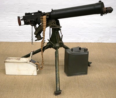 Lot Deactivated Vickers .303 belt-fed machinegun,...