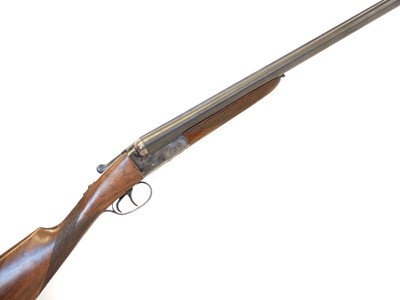 Lot 576 - AYA Yeoman 12 bore side by side shotgun with...