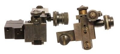 Lot 708 - Two rifle diopter aperture sights, one by...