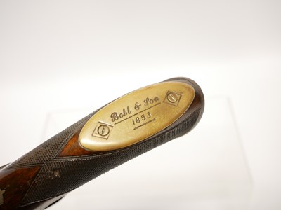 Lot 40 - Percussion 13 bore pistol, made from a cut...