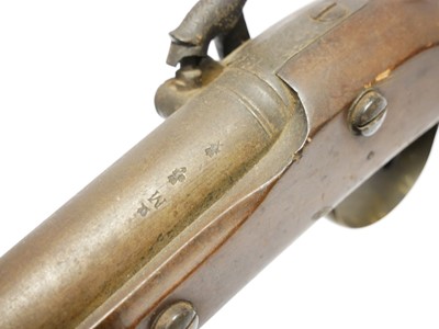 Lot 38 - Two pistols made from repurposed antique parts,...