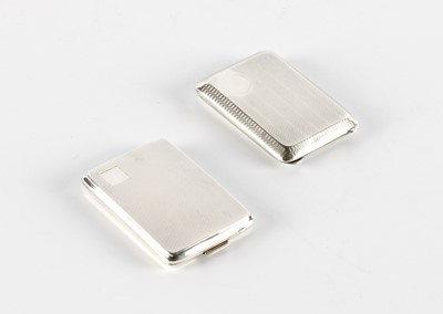 Lot 73 - Two George V Silver Matchbook Cases