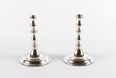 Lot 47 - A Pair of Elizabeth II Silver Candlesticks in the Georgian Taste