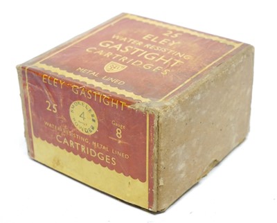 Lot 661 - Eley 8 bore cartridges, 25 x loaded with 4...