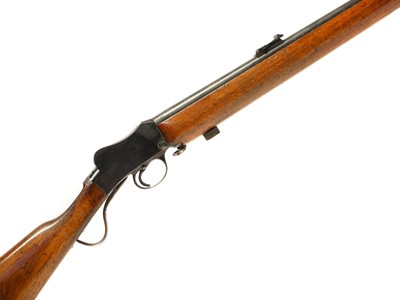 Lot 555 - BSA Martini action .22lr smooth bore shotgun,...
