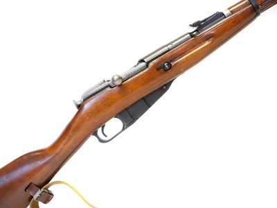 Lot Mosin Nagant M38 7.62x45R bolt action carbine,...