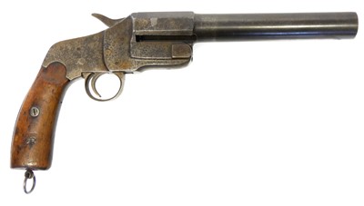 Lot German WWI flare pistol serial 23093, 9inch...