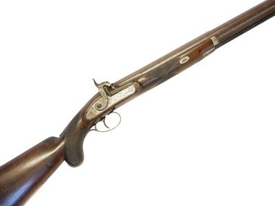 Lot W. Wheatcroft of Oldham, percussion 10 bore...