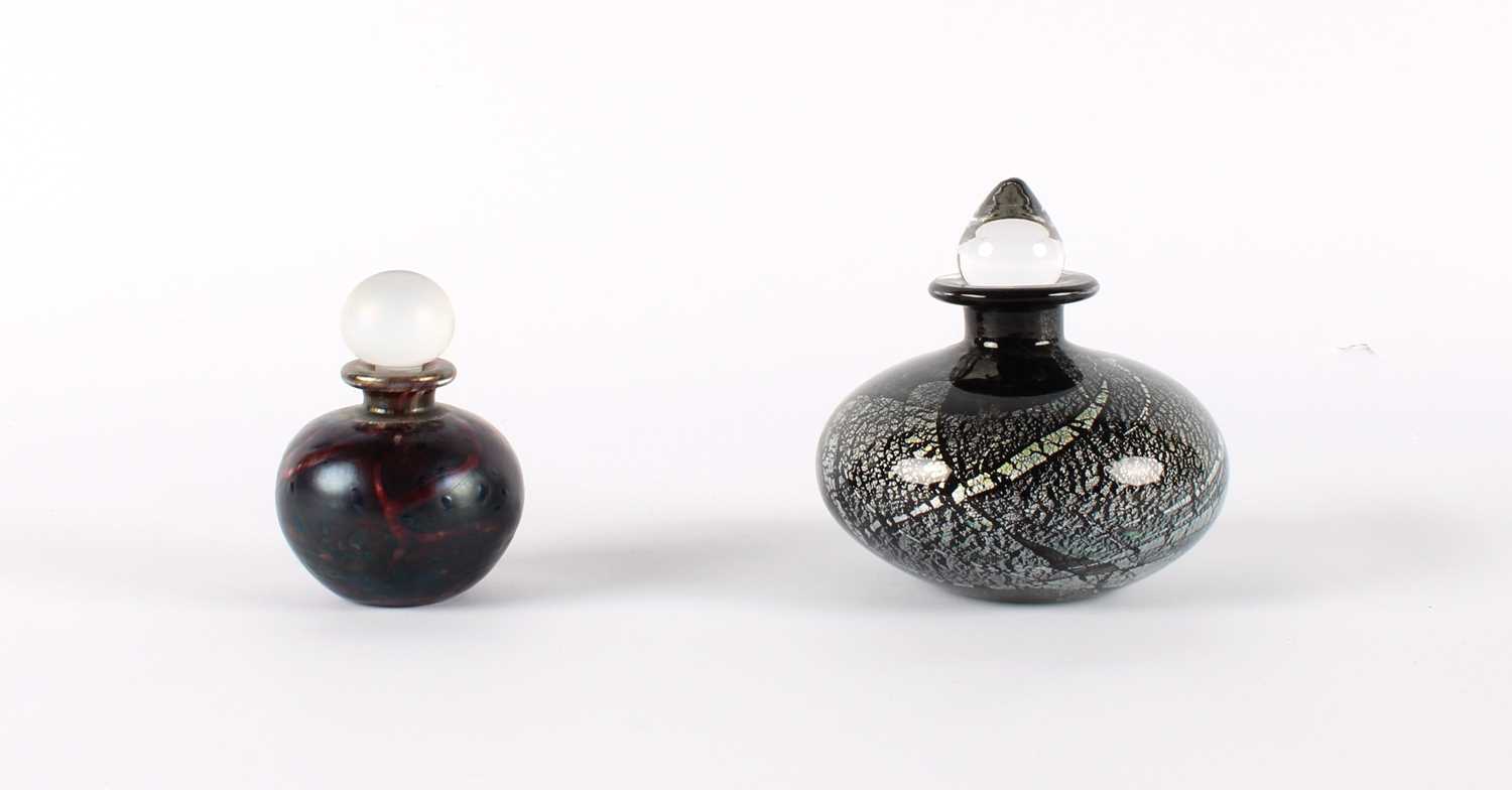 Lot 46 - Two Maltese Studio Glass Graduated Scent Bottles