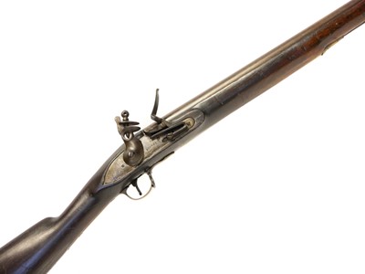 Lot Barnes .750 flintlock trade musket, 33inch...
