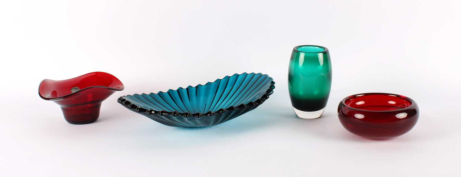 Lot 41 - Group of Mid-Century British Art Glass