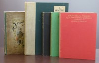 Lot 88 - Armour, G. A Hunting Alphabet, 1929, green and cream cloth, cold illustrations and four other hunting volumes, (5 volumes).