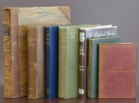 Lot 90 - Sulley, P. The Hundred of Wirral, 1889, brown cloth, new end papers and six other volumes including Burton in Wirral and Mortimers History of Wirral (