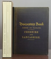 Lot 103 - Beamont, W., Literal Extension and Translation of the Domesday Book, Cheshire and Lancashire, 1882, brown cloth, new spine and eps,, folio and Domesda