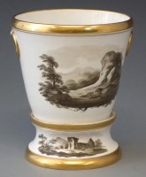 Lot 168 - Spode Cache pot circa 1820   painted with