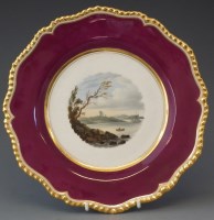 Lot 174 - Flight Barr and Barr plate circa 1830   painted