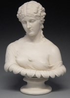 Lot 188 - Copeland Parian bust of Clytie after C. Delpech