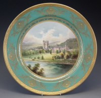 Lot 215 - Large Minton plaque signed A. Holland painted
