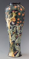 Lot 241 - Moorcroft vase   decorated with Tree Bark Thief