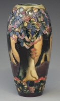 Lot 243 - Moorcroft vase   decorated with Knightwood