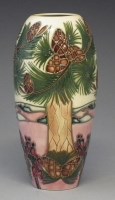 Lot 244 - Moorcroft vase  decorated with Furzey Hill