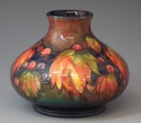 Lot 249 - Moorcroft vase.