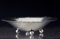 Lot 301 - Wiener Werkstatte silver bowl.