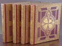 Lot 62 - Baines, T., Lancashire and Cheshire Past and Present, gilt decorated maroon cloth, many engravings, new end papers, aeg. (4 volumes).