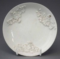 Lot 93 - Bow saucer circa 1750   unusual in its