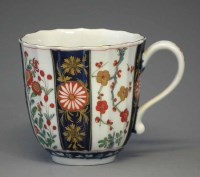 Lot 106 - Worcester large coffee cup or chocolate cup circa