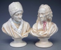 Lot 131 - Pair of Wedgwood busts.