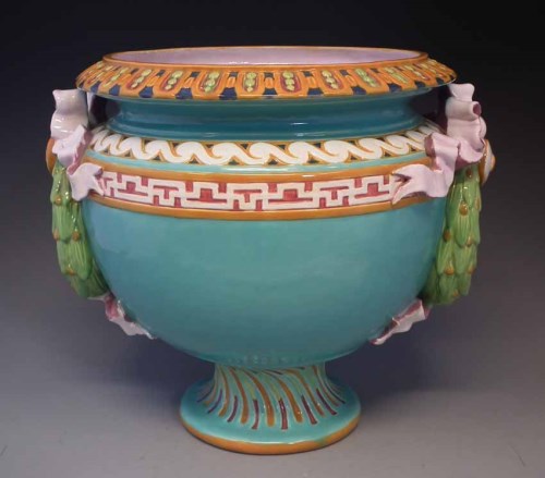 Lot 148 - Minton Majolica jardiniere.