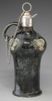 Lot 170 - Doulton Spirit Flask with Silver Mount
