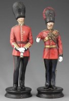 Lot 183 - Two Michael Sutty coldstream guards figures.